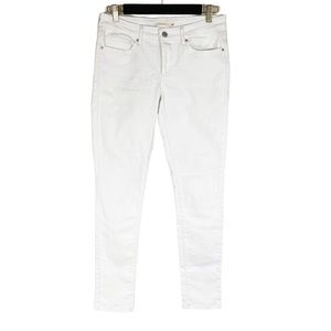 Levi’s 711 White Skinny Jeans